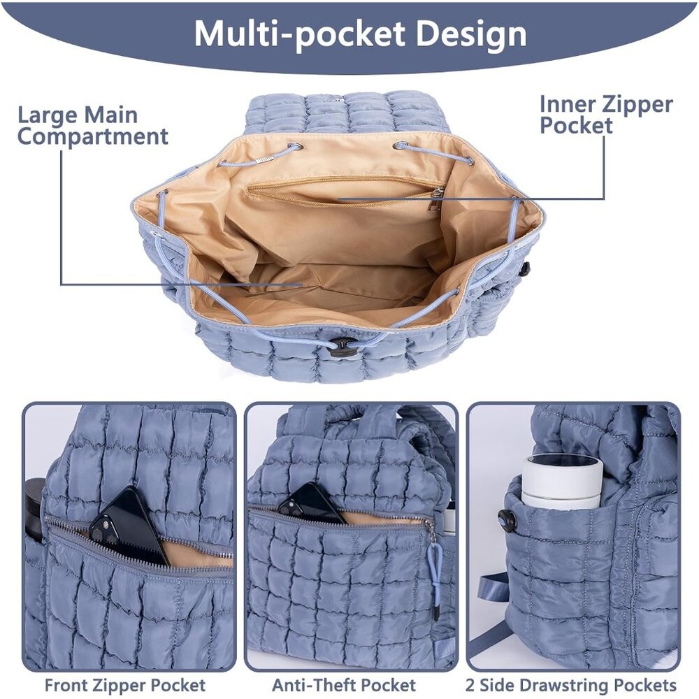 Large Soft Shell Designer Backpack - Lightweight,… - image 6